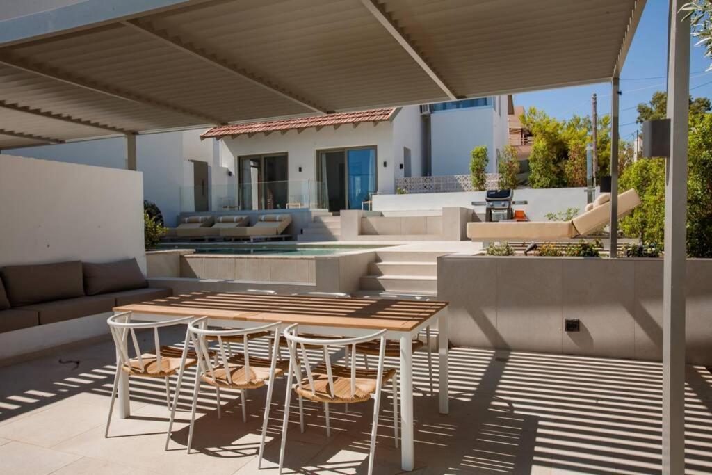 Chania Living Stories Villa With Piano Zewnętrze zdjęcie