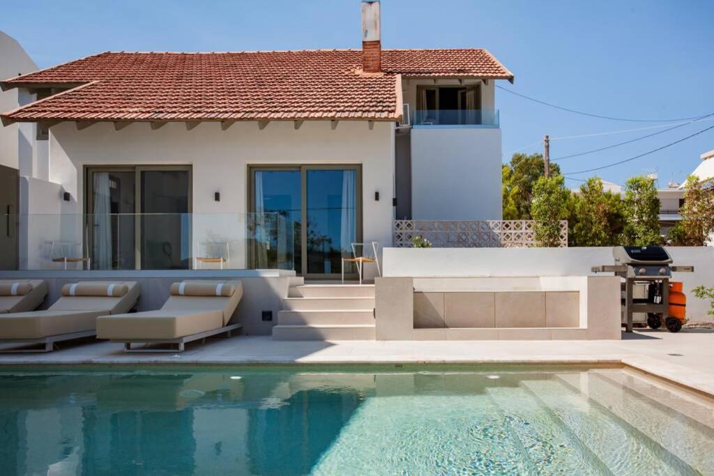 Chania Living Stories Villa With Piano Zewnętrze zdjęcie