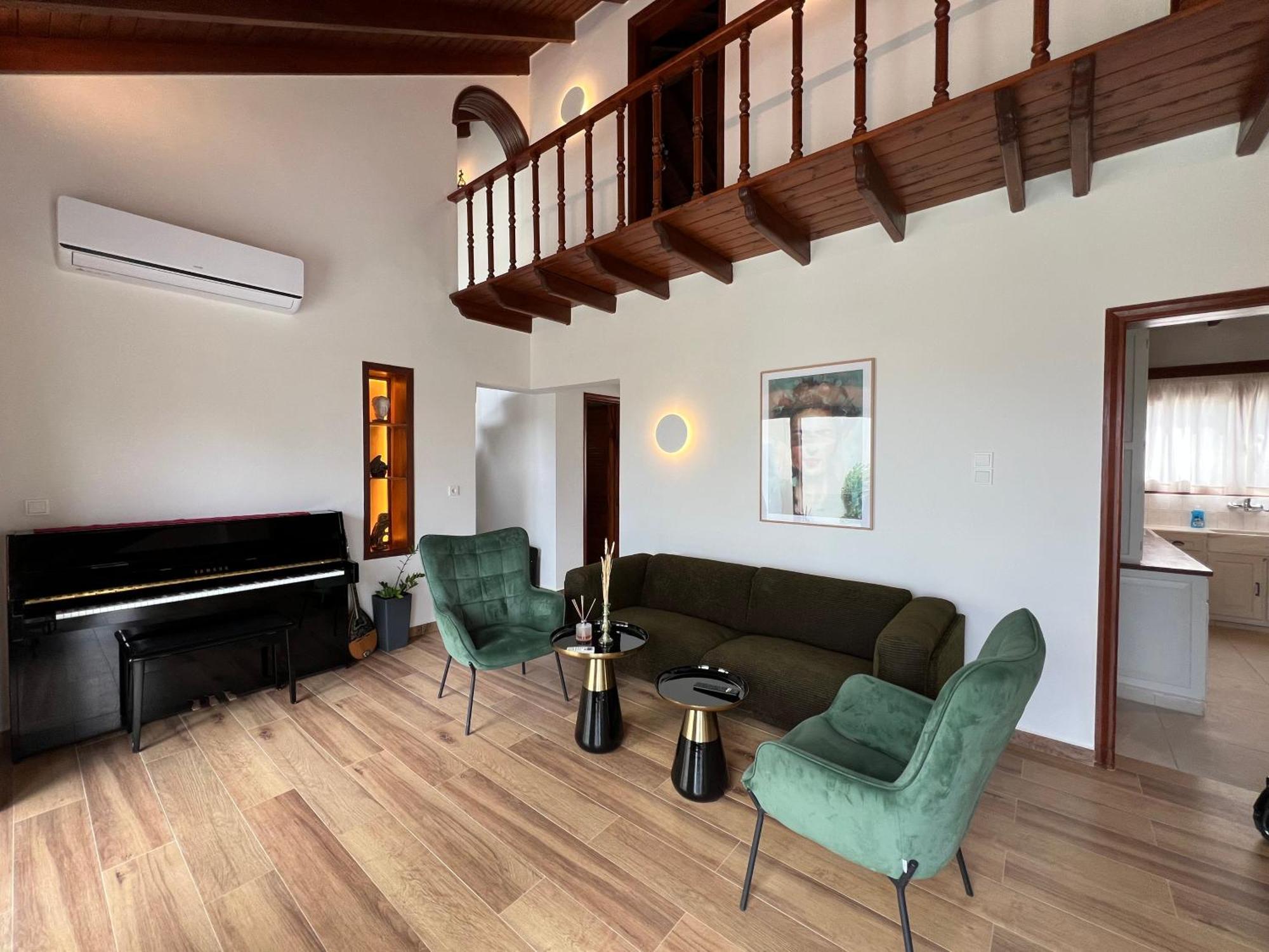 Chania Living Stories Villa With Piano Zewnętrze zdjęcie